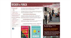 Desktop Screenshot of becker-und-funck.de
